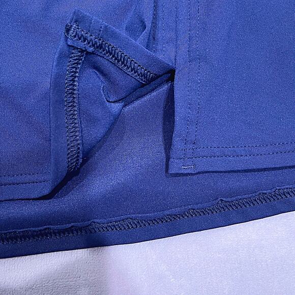 LANDS END Tummy Control Swim Skirt Blue Built In Liner Modest Womens 14 - Picture 2 of 6